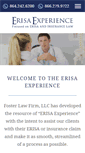 Mobile Screenshot of erisaexperience.com